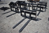 48in Skid Steer Forks Attachment Unused Item