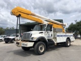 2005 Internaltional 7300 4x4 55ft Over Center Bucket Truck