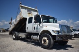 2005 International 7300 Crew Cab Dump Truck