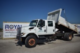 2008 International 7300 WorkStar Crew Cab Dump Truck