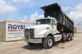 2015 Mack Granite GU813 Tri Axle Dump Truck