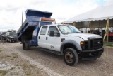 2008 Ford F450 Super Duty Crew Cab Mason Dump Truck