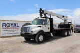 2004 International 7400 Manitowoc 16 ton Crane Straight Boom Truck