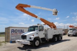 2001 Freightliner FL80 55ft T/A Insulated Material Handling Bucket Truck