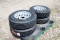 4 New ST205/75R15 Trailer Tires and Wheels