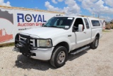 2006 Ford F-250 4x4 XLT Super Duty Ext Cab Pickup Truck