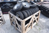 Crate of 40 Unused Wheels and Tires