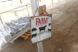 Farm Life Art Sign