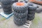 4 New Skid Steer 12-16.5 Loader Tires and Wheels