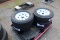 4 New ST205/75R15 Trailer Tires and Wheels