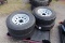 4 New ST225/75R15 Trailer Tires and Wheels