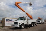 2001 Freightliner FL80 4x4 55ft T/A Insualted Material Handling Bucket Truck