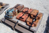Pallet of 7 Counterweights of 4 Types