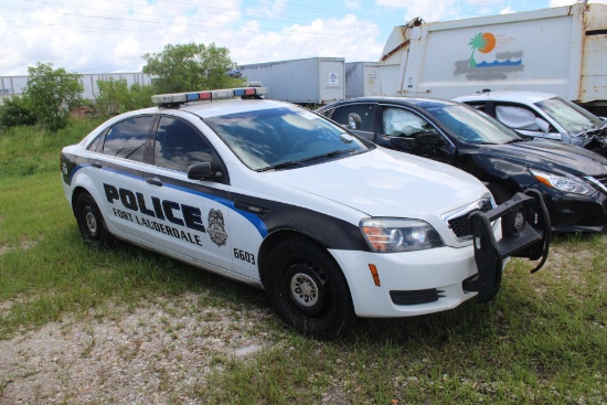 2012 Chevrolet Caprice 4 Door Police Cruiser Wrecked