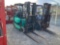 Mitsubishi FGC15K 3,000 lbs Solid Tire Forklift