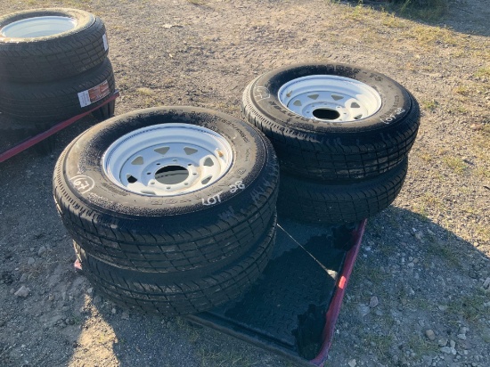 4- 235/80r16cTrailer Tires and Wheels