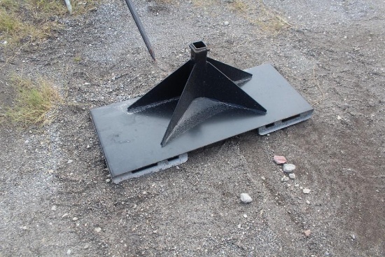 Unused Skid Steer Trailer Hitch Attachment