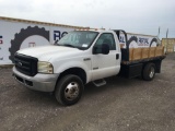 2005 Ford F-350 Flat Bed Four Wheel Drive Pickup Truck