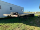 2007 Fontaine 48ft Aluminum Spread Axle Flatbed Trailer