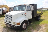 1995 International 4700 LPX Tree Transport Flatbed Truck