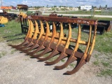 10ft Cat Loader Root Rake