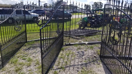 16FT Powder Costed Horse Gates with Posts