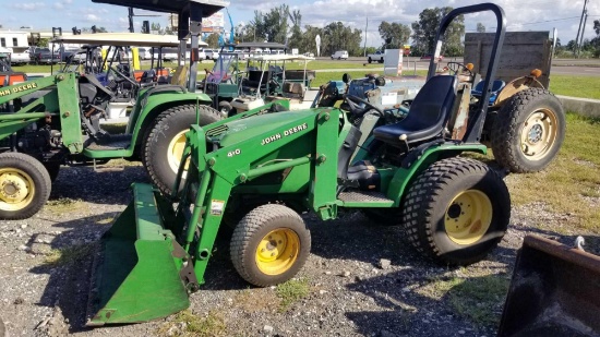 John Deere 4110 Front End Loader Tractor