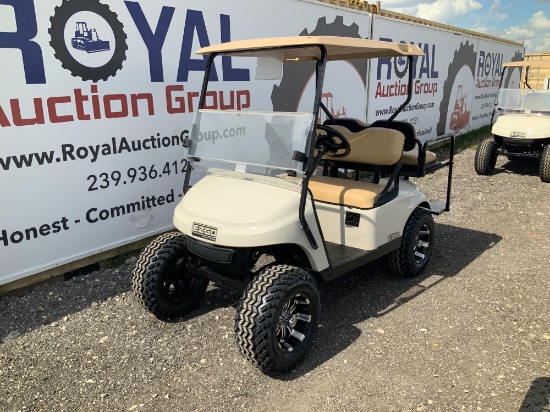 2014 E-Z-Go 48V 4 Passenger Lifted High Speed Golf Cart