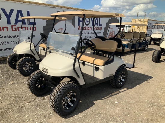 2014 E-Z-Go 48V 4 Passenger Lifted High Speed Golf Cart