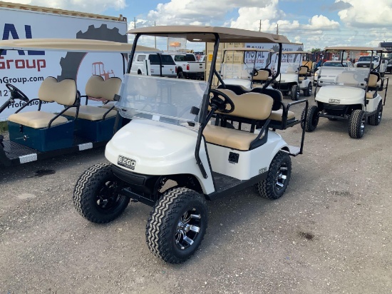 2014 E-Z-Go 48V 4 Passenger Lifted High Speed Golf Cart
