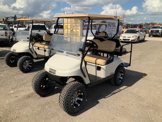 2014 E-Z-Go 48V 4 Passenger Lifted High Speed Golf Cart