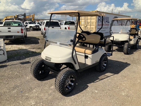 2014 E-Z-Go 48V 4 Passenger Lifted High Speed Golf Cart