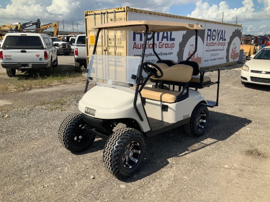 2014 E-Z-Go 48V 4 Passenger Lifted High Speed Golf Cart