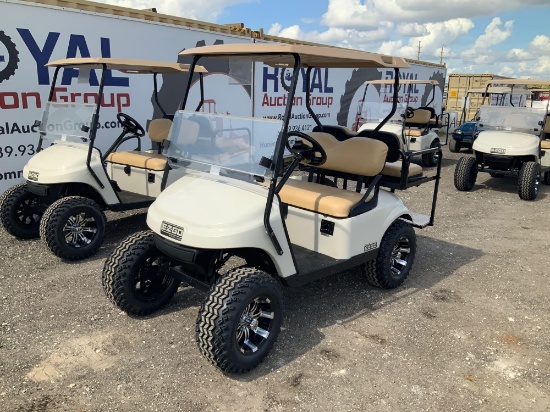 2014 E-Z-Go 48V 4 Passenger Lifted High Speed Golf Cart