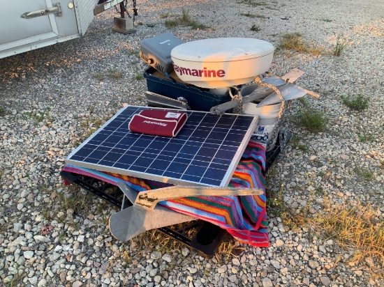 Boat Anchors/Charting Electronics/2 Solar Pannels/Misc Boat Items