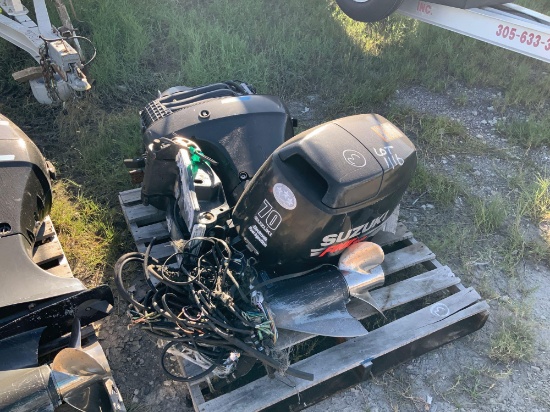 Suzuki 70HP Outboard Engine with 3 Blade Stainless Prop