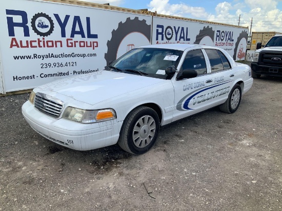 2008 Ford Crown Vic 4 Door Police Cruiser