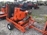Salsco 09054 Ride Along Electric Sod Roller with Charger and Trailer