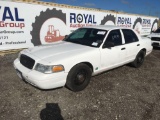 2010 Ford Crown Vic 4 Door Police Cruiser