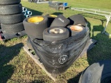Pallet of Many Small Mower and Golf Cart Type Tires