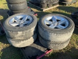 4 Goodyear Tires with Dodge Alloy Wheels
