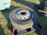 Large Commercial Truck Tire 11R22.5 with Wheel