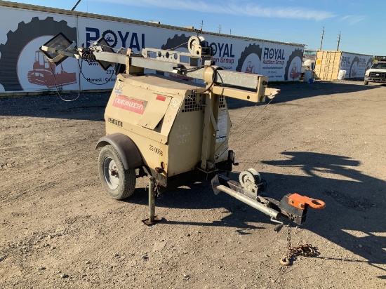 2014 Doosan LT 016 Tow Behind Light Tower Generator