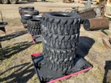 4 new 12-16.5 Skid Steer Tires