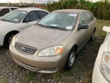 2004 Toyota Corolla 4 Door Sedan