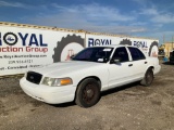 2011 Ford Crown Vic 4 Door Police Cruiser