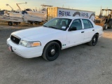 2008 Ford Crown Vic 4 Door Police Cruiser