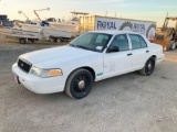 2008 Ford Crown Vic 4 Door Police Cruiser