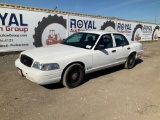 2009 Ford Crown Vic 4 Door Police Cruiser