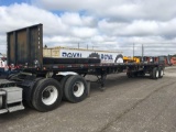 2007 Clark Trailer T/A 48ft Piggyback Flatbed Trailer